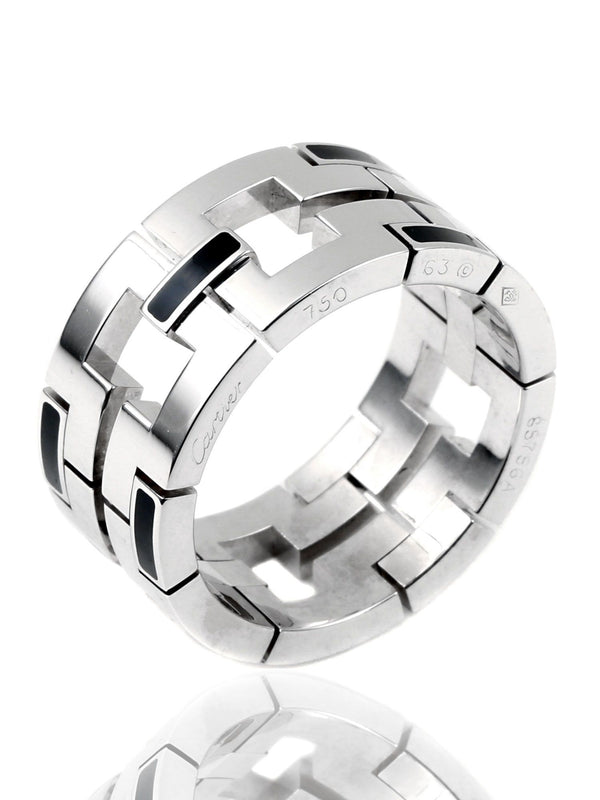 Cartier Enamel Ring in 18k White Gold 234324000000000