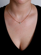 Cartier Flower Diamond Gold Necklace CRT6998