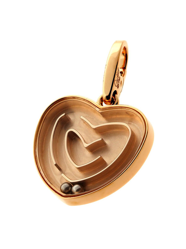 Cartier Heart Labyrinth Gold Charm CRT4034