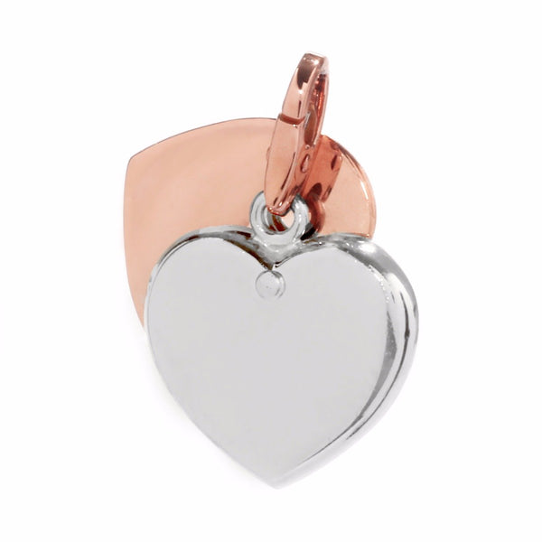 Cartier Heart Two Tone Gold Charm Pendant 0000111