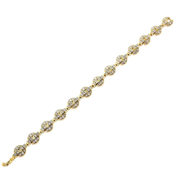 Cartier Himalia Diamond Gold Bracelet 0000063