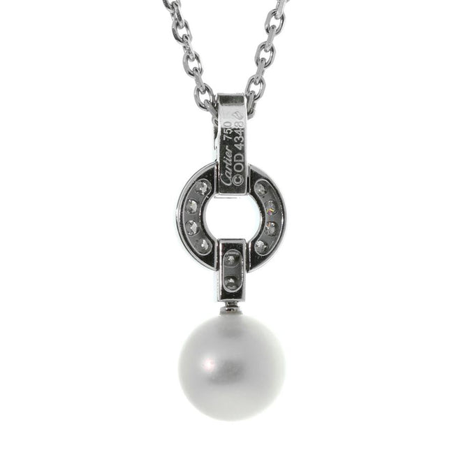 Cartier Himalia Diamond Pearl Necklace 0000090