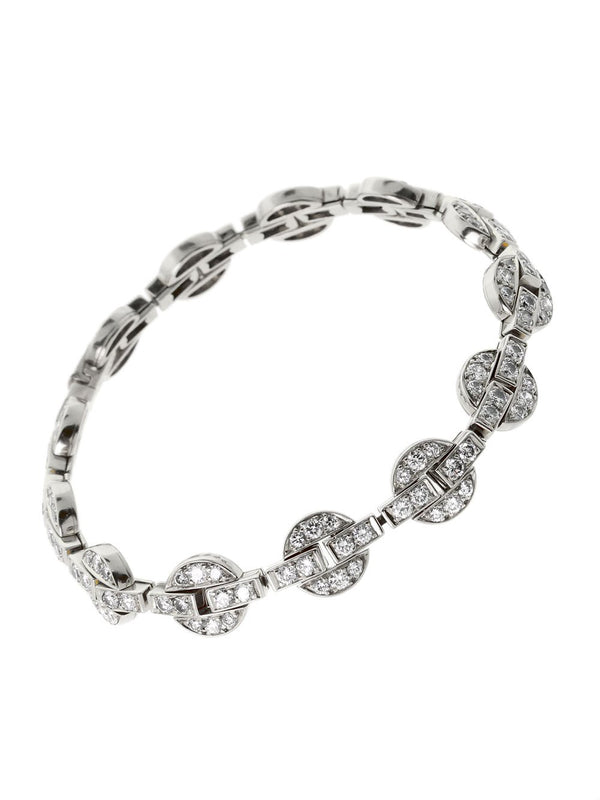 Cartier Himalia Diamond White Gold Bracelet CRT3016