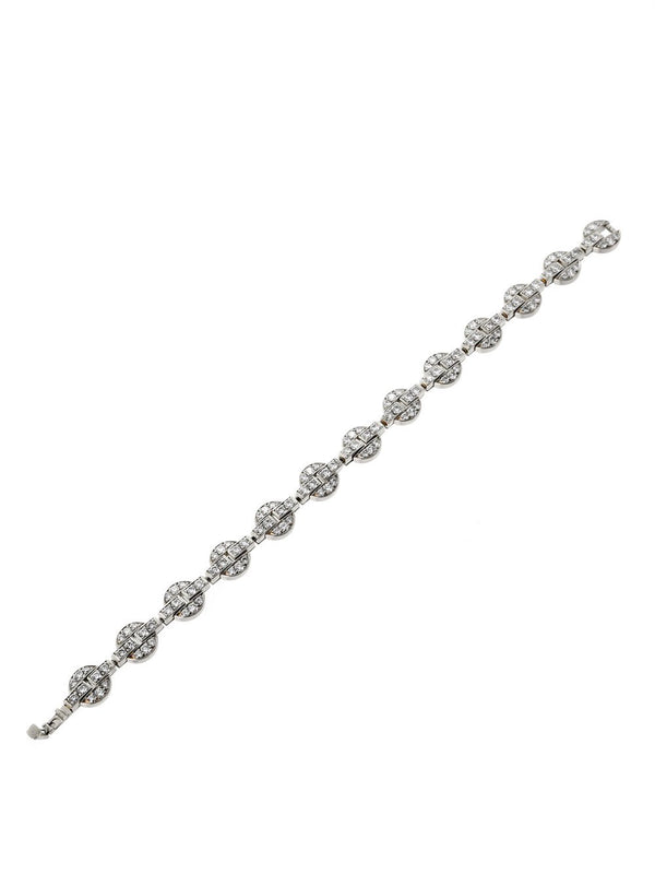 Cartier Himalia Diamond White Gold Bracelet CRT3016