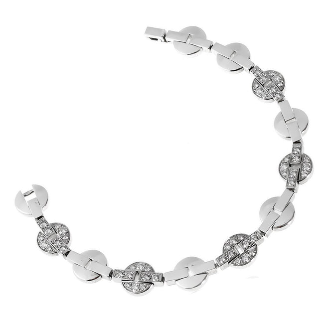 Cartier Himalia Diamond White Gold Bracelet himalia-br