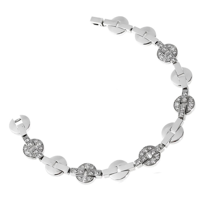 Cartier Himalia Diamond White Gold Bracelet himalia-br