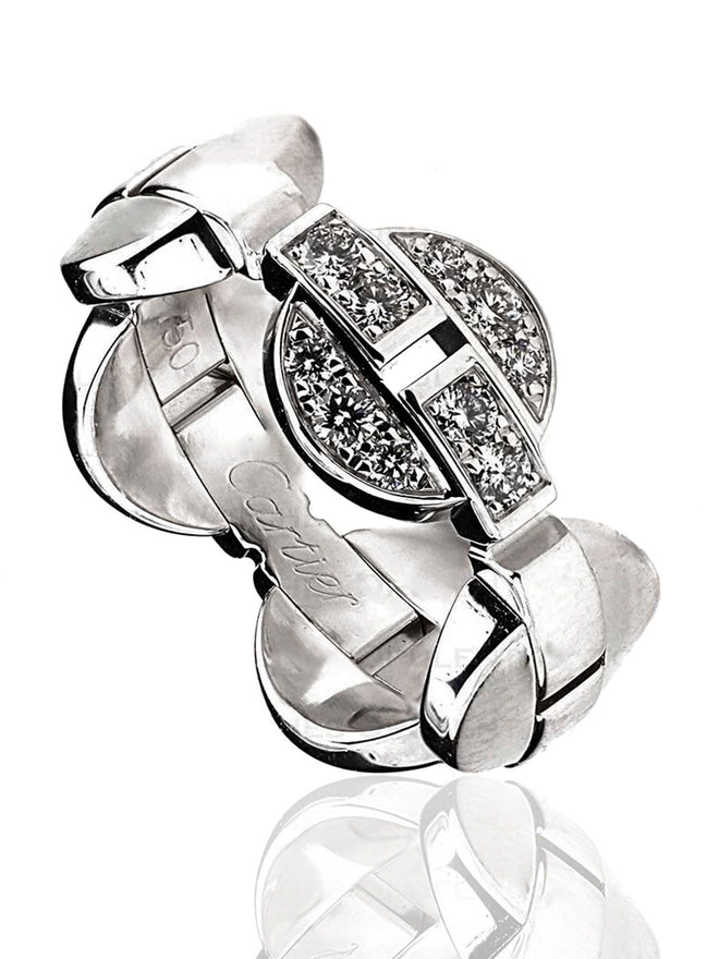 Cartier Himalia Diamond White Gold Ring 261235000000