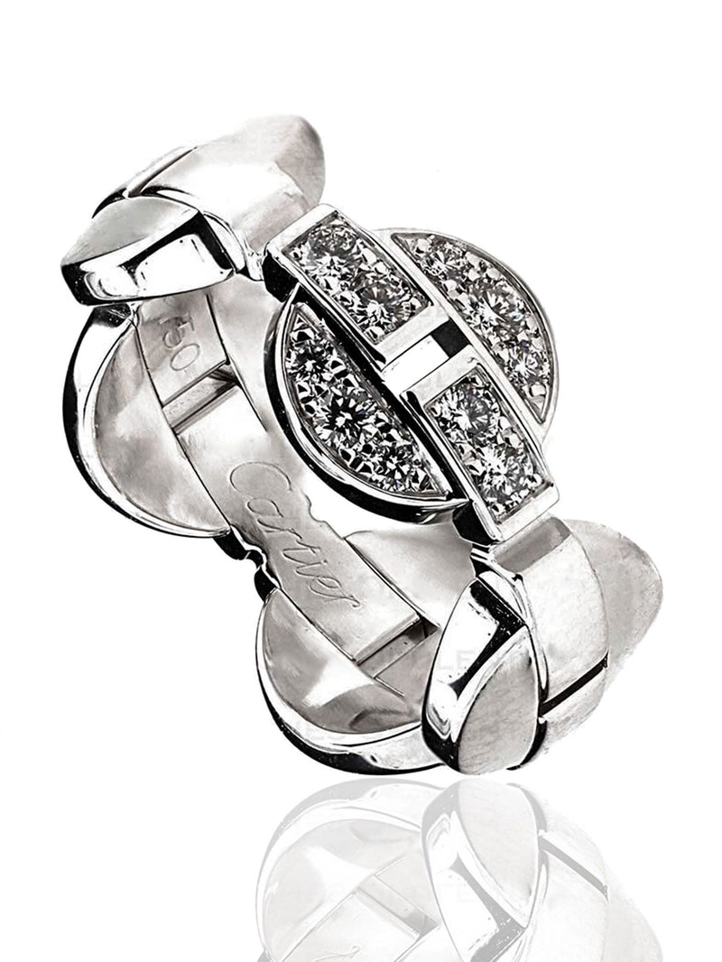 Cartier Himalia Diamond White Gold Ring 261235000000