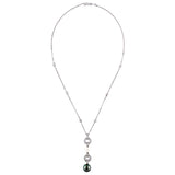 Cartier Himalia Pearl Diamond Drop White Gold Necklace 0002133