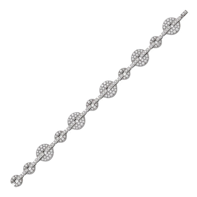 Cartier Himalia White Gold Diamond Bracelet 0002563