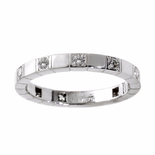 Cartier Lanieres Diamond Band White Gold Ring 0000127