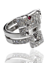 Cartier Le Baiser Du Dragon Diamond Ring in 18k White Gold cartier-le-baiser-du-dragon-18k-white-gold-diamond-ring