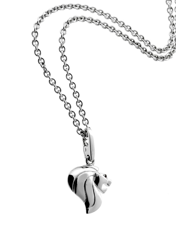 Cartier Lion Charm White Gold Pendant 0000092