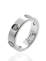 Cartier Love 3 Diamond Ring in 18k White Gold Sz 58 cartier-love-3-diamond-ring-in-18k-white-gold-sz-58