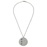 Cartier Love Ceramic Diamond Pendant White Gold Necklace 0003083