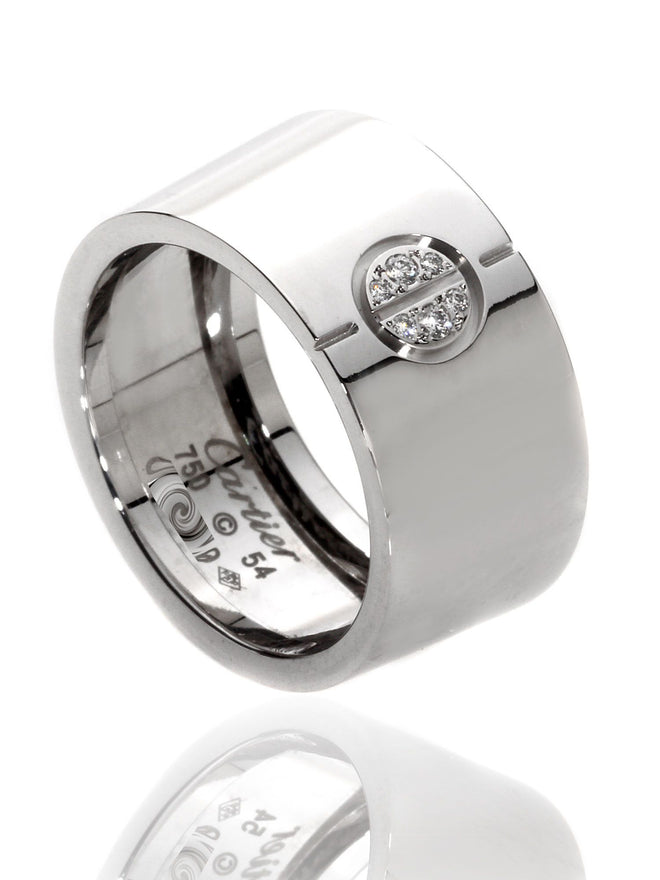 Cartier Love Diamond Ring in 18k White Gold 251293000000