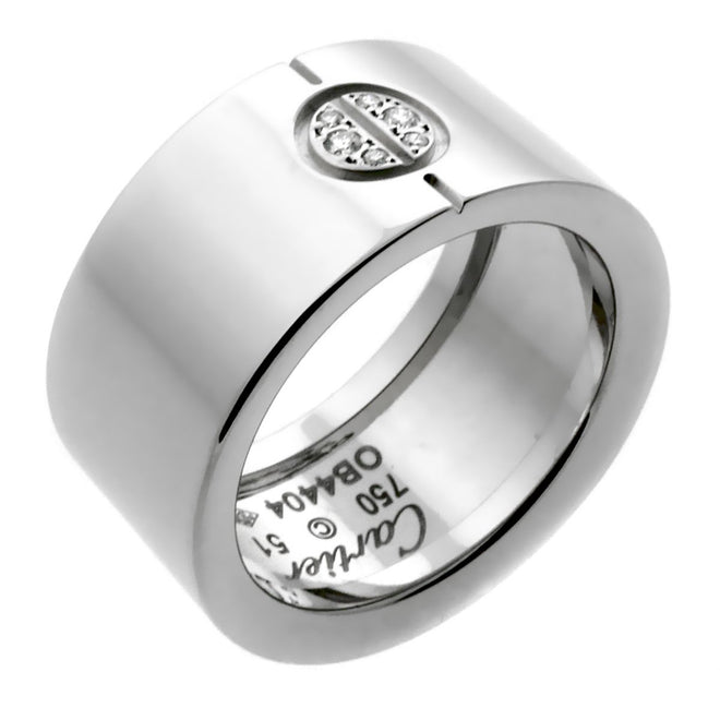 Cartier Love Diamond White Gold Ring 0000132