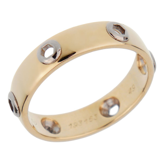 Cartier Love Series Yellow Gold Band Ring 0002131
