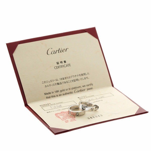Cartier Love Six-Diamond White Gold Earrings 0000588