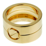 Cartier Love Wide Gold Band Ring Sz 5 0003045