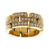 Cartier Maillon Panthere Diamond Gold Ring CRT5320