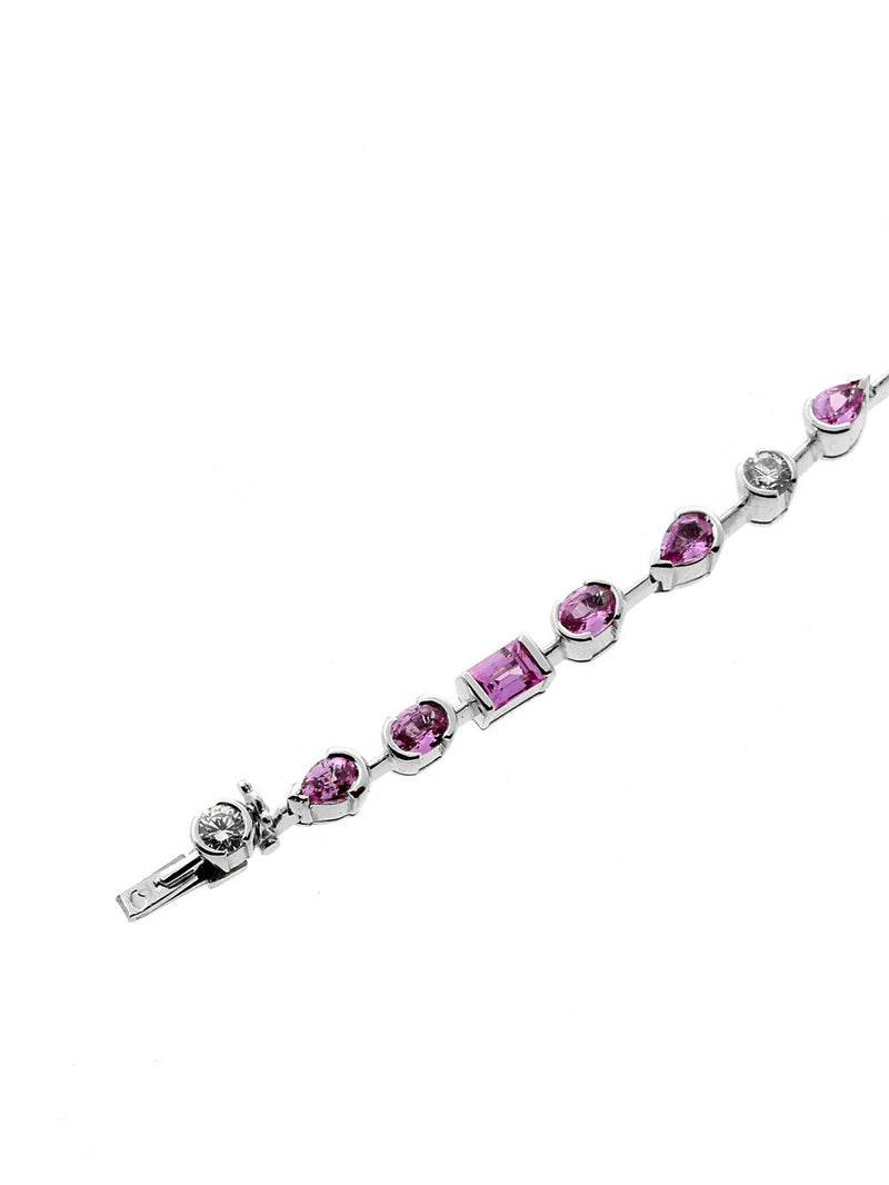 Cartier Meli Melo Diamond Pink Sapphire Necklace CRT4283