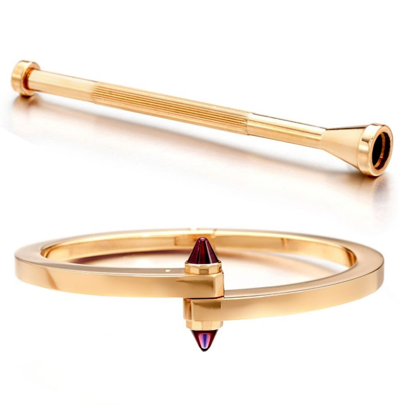 Cartier Menotte Handcuff Rose Gold Bangle Bracelet So52k1m