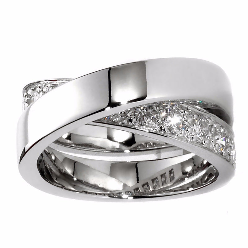 Cartier Nouvelle Vague Diamond Ring Sz 51 CRT1822