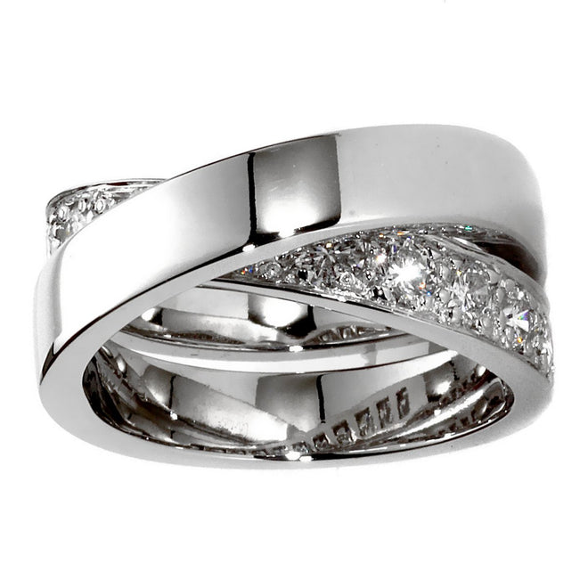 Cartier Nouvelle Vague Diamond White Gold Ring 261235000000-1