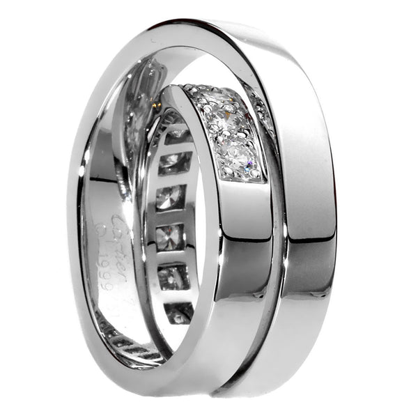 Cartier Nouvelle Vague Diamond White Gold Ring 261235000000-1