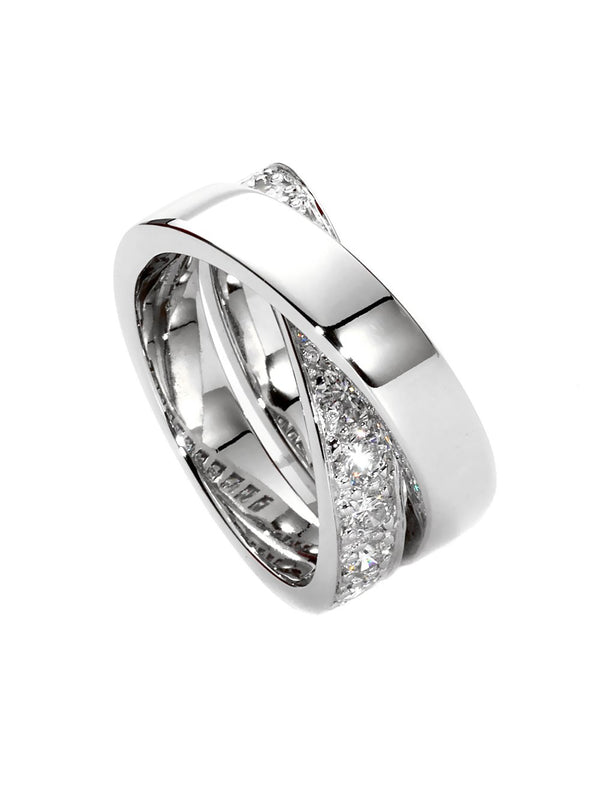 Cartier Nouvelle Vague Diamond White Gold Ring CRT9648