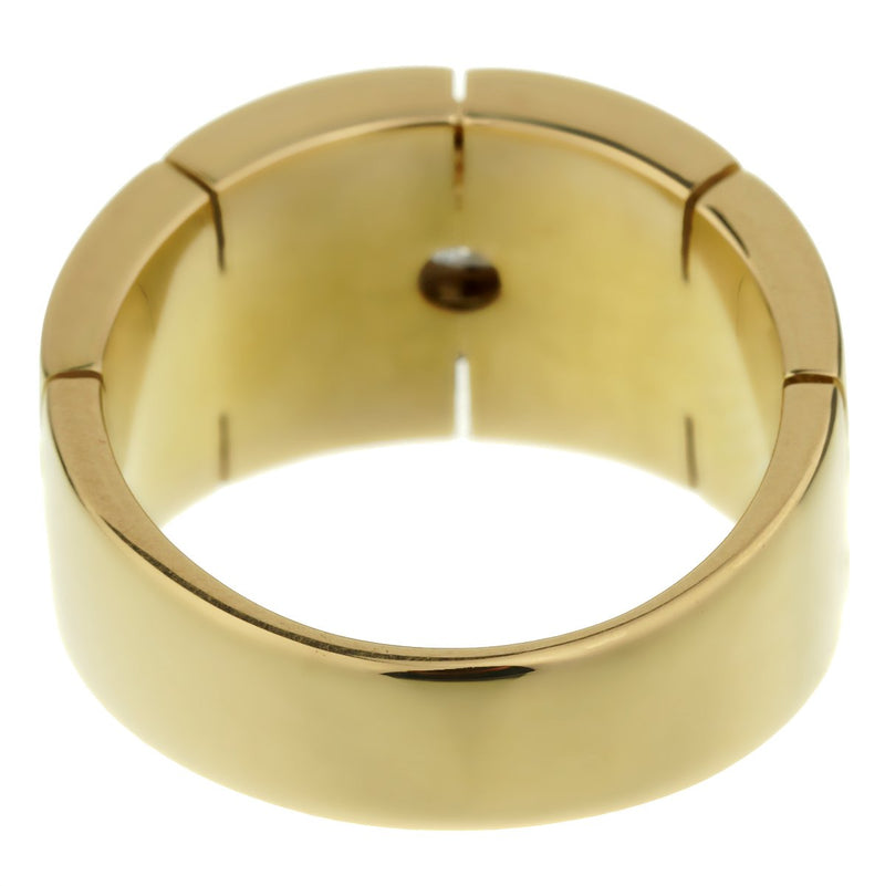Cartier Panthere Solitaire Yellow Gold Band Ring Size 5 3/4