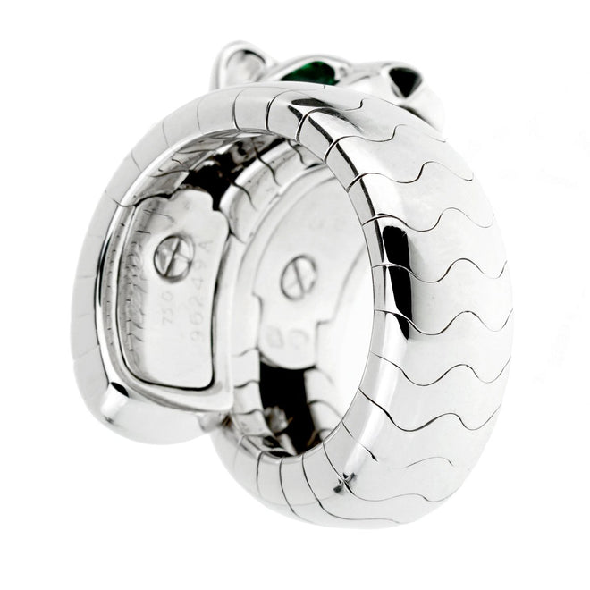 Cartier Panthere White Gold Ladies Ring 0001737