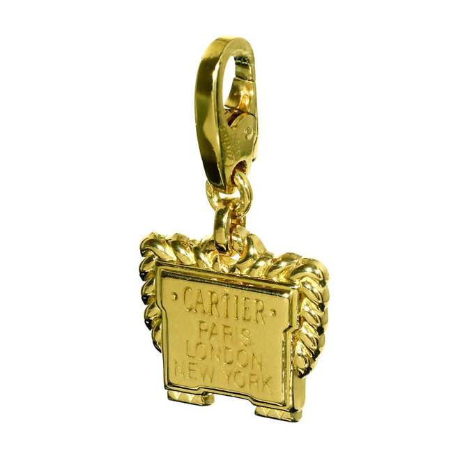 Cartier Paris Gold Charm Pendant CRT2772