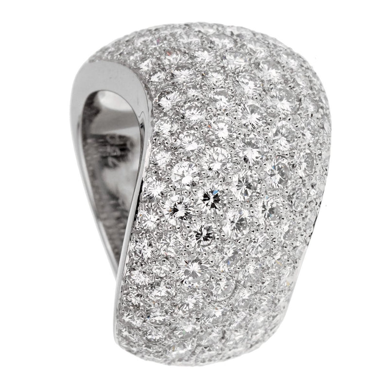 Cartier Pave Diamond Cocktail Ring 0000135