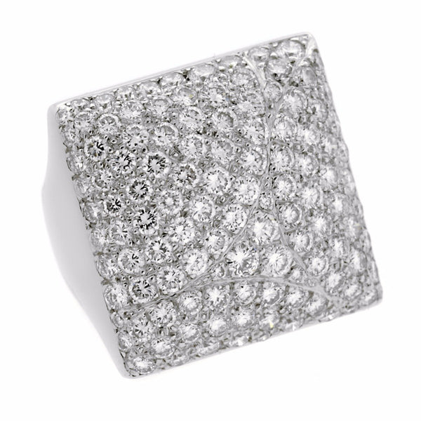 Cartier Pave Diamond White Gold Ring 0000138