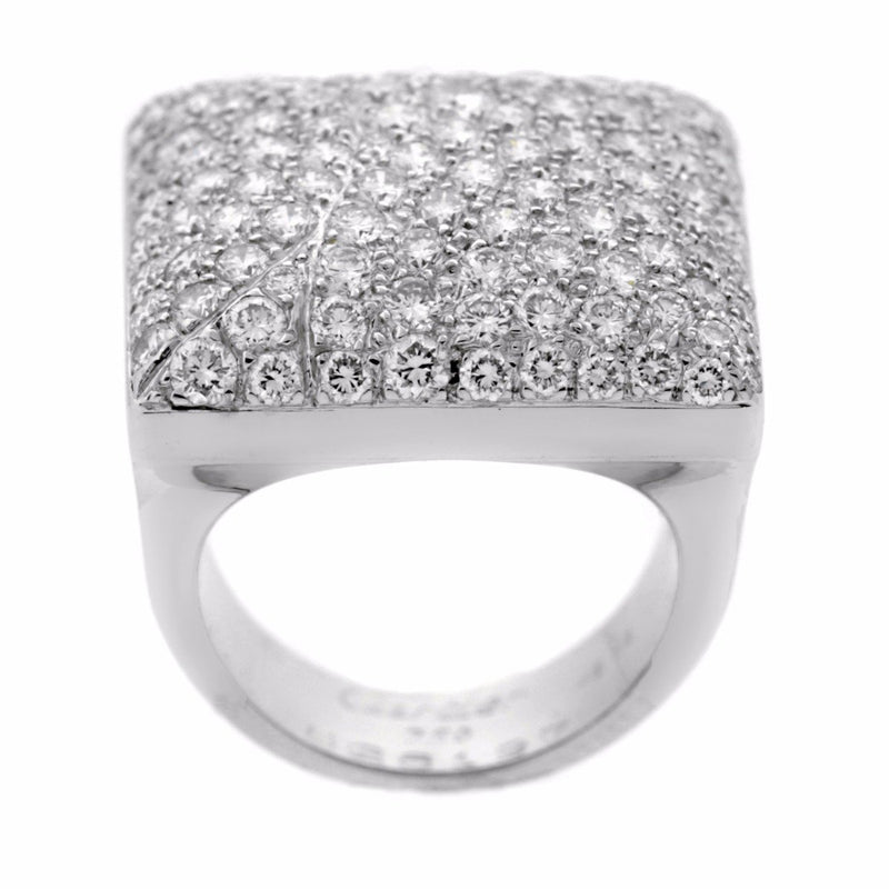 Cartier Pave Diamond White Gold Ring 0000138