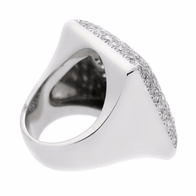 Cartier Pave Diamond White Gold Ring 0000138