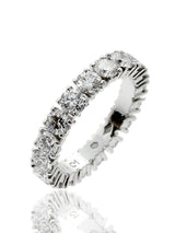 Cartier Platinum Diamond Eternity Wedding Band Ring 1.94Ct Sz 51 8.94259