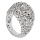 Cartier Pluie Diamond Bombe White Gold Cocktail Ring 3225