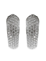 Cartier Ruban Diamond White Gold Earrings 0000084
