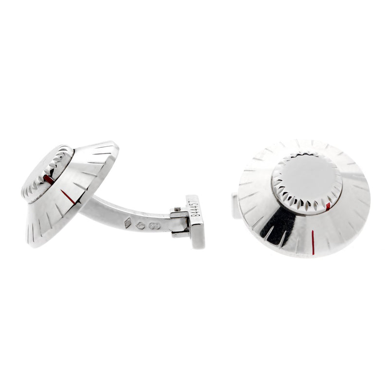 Cartier Safe Combination White Gold Cufflinks 0000872