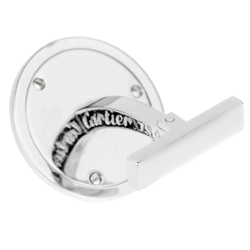 Cartier Safe Combination White Gold Cufflinks 0003276