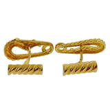 Cartier Safety Pin Yellow Gold Cufflinks 0001740