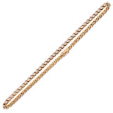 Cartier Tennis Diamond Yellow Gold Anklet 2asl8a