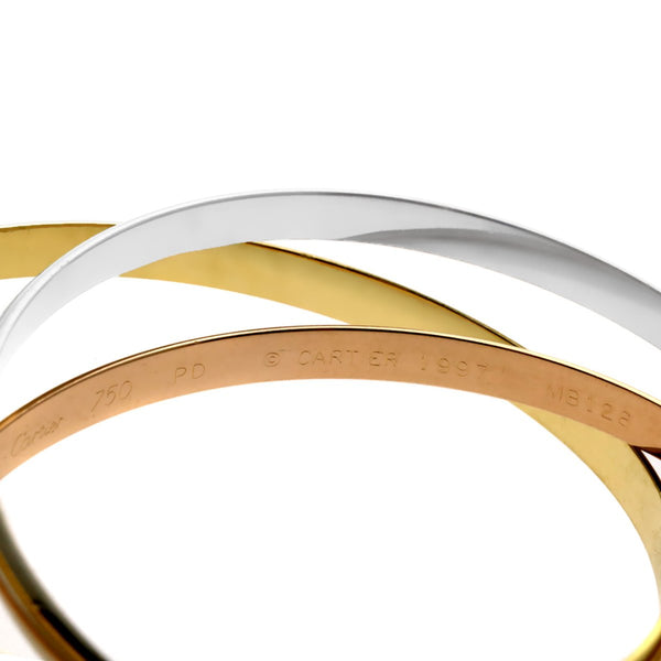 Cartier Trinity Bangle Multitone Gold Bracelet CRT4413