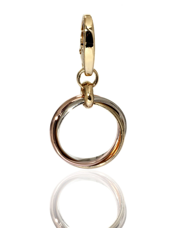 Cartier Trinity Charm Multitone Gold Pendant CRT8928