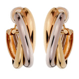 Cartier Trinity Extra Large Hoop Gold Earrings 0002012