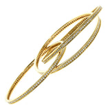 Cartier Trinity Full Diamond Gold Bangle 0001280