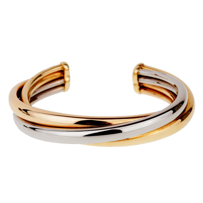 Cartier Trinity Gold Cuff Bangle Bracelet 0001062